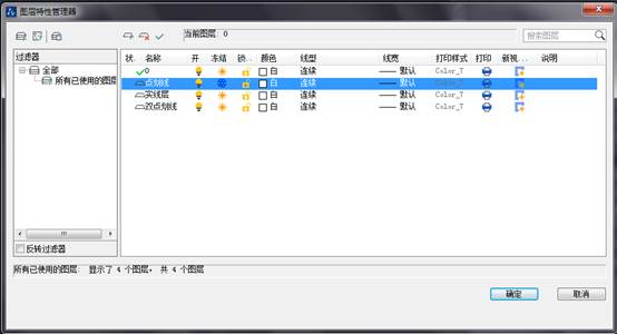 CAD如何設(shè)置圖層顏色、線(xiàn)型與線(xiàn)寬