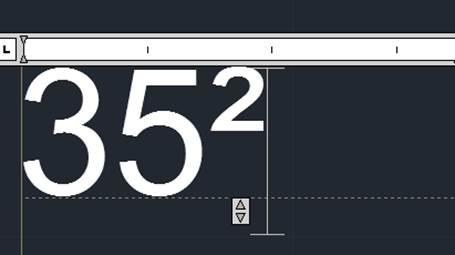 在CAD 中書(shū)寫(xiě)文字怎么加上平方？