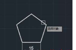 CAD如何按照比例縮放五邊形？