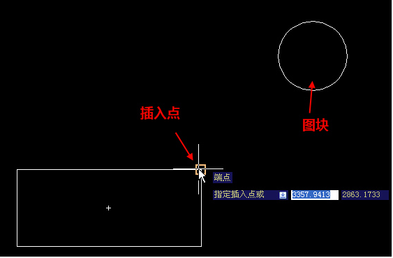 在CAD中插入點(diǎn)離圖塊遠(yuǎn)怎么辦？